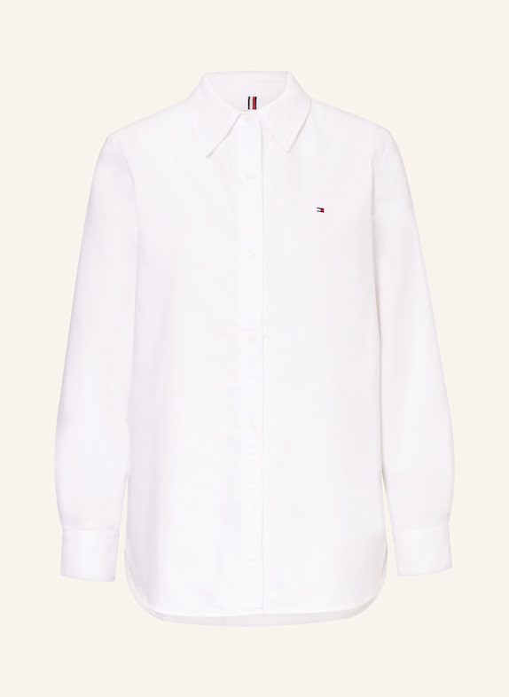 TOMMY HILFIGER Hemdbluse WEISS