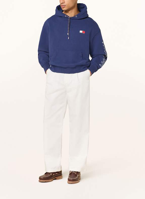 TOMMY HILFIGER Hoodie DUNKELBLAU / WEISS / ROT