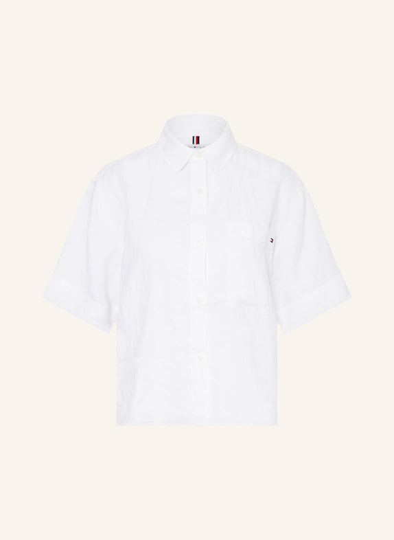 TOMMY HILFIGER Koszula z lnu BIAŁY