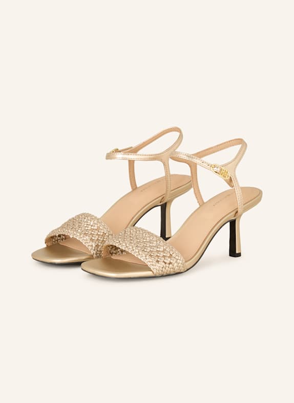 TOMMY HILFIGER Sandaletten GOLD