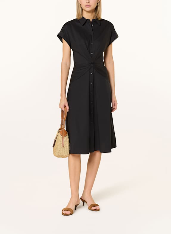 LAUREN RALPH LAUREN Hemdblusenkleid SCHWARZ