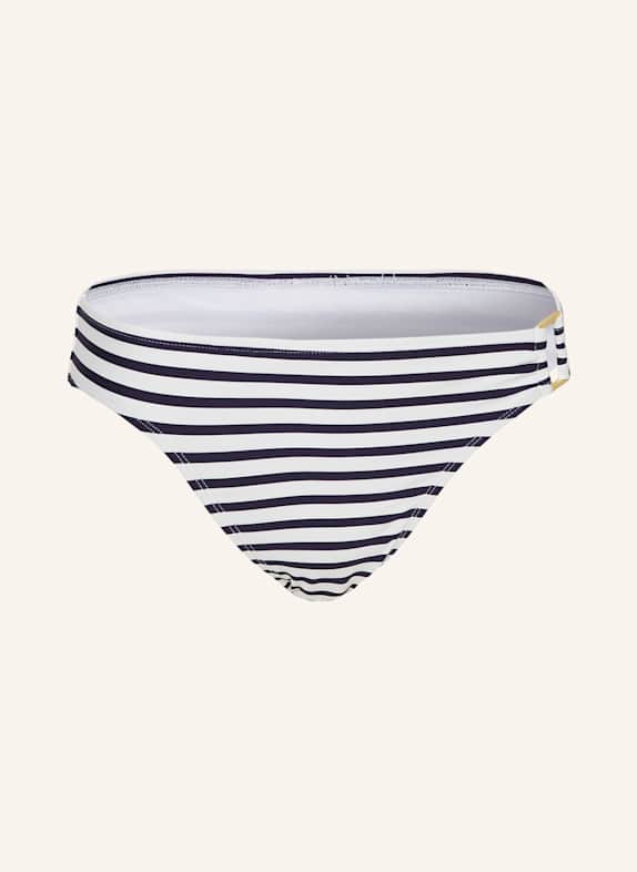 LAUREN RALPH LAUREN Basic-Bikini-Hose LUXE STRIPE SCHWARZ/ DUNKELBLAU