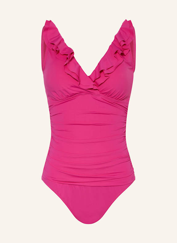 LAUREN RALPH LAUREN Underwire swimsuit LAUREN ESSENTIALS PINK