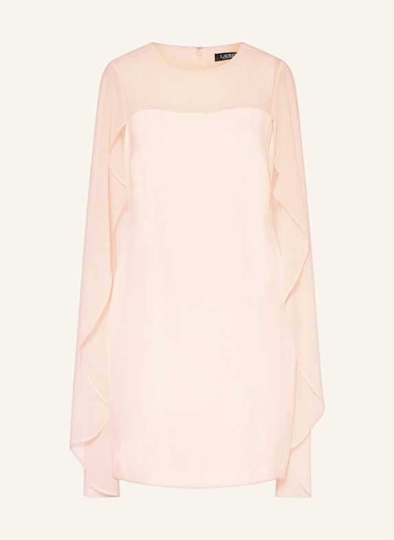 LAUREN RALPH LAUREN Cocktailkleid mit Volants CREME