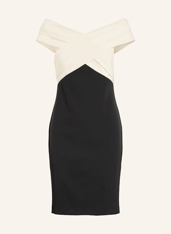 LAUREN RALPH LAUREN Cocktailkleid SCHWARZ/ ECRU