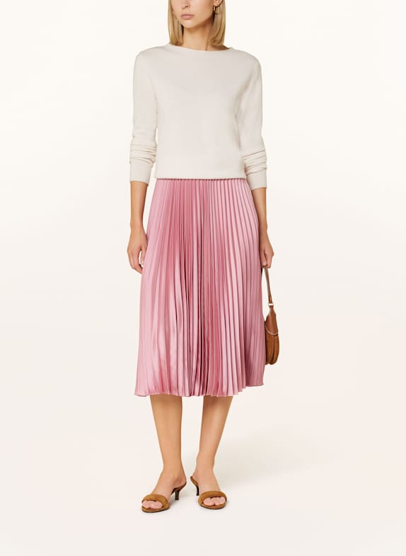 LAUREN RALPH LAUREN Plooirok VIEUX ROSE