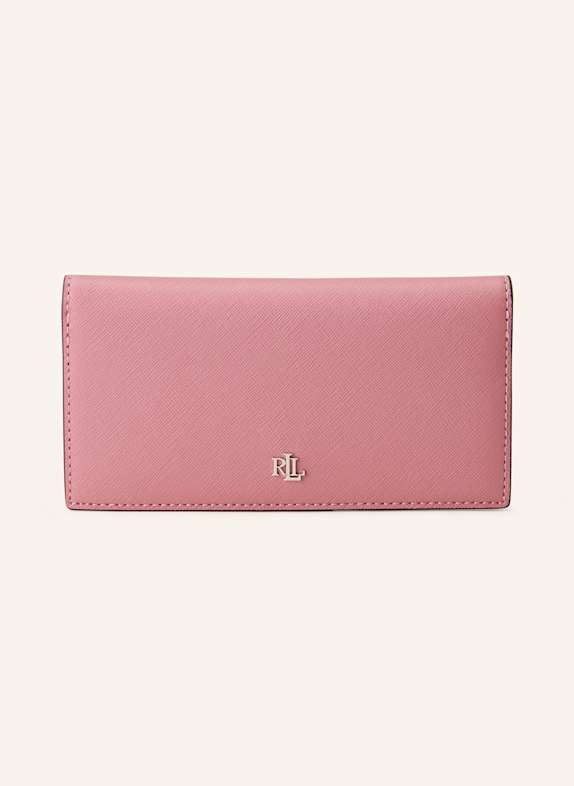 LAUREN RALPH LAUREN Saffiano-Geldbörse  ROSA