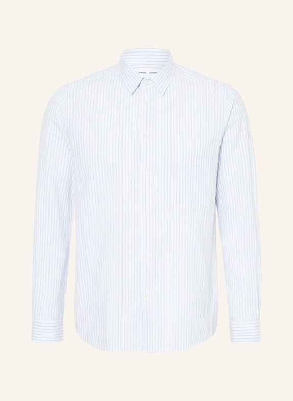 SAMSØE  SAMSØE Hemd SARYAN Comfort Fit WEISS/ HELLBLAU