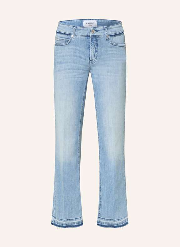 CAMBIO Bootcut Jeans FRANCESCA mit Nieten 5329 shadow bleached open hem