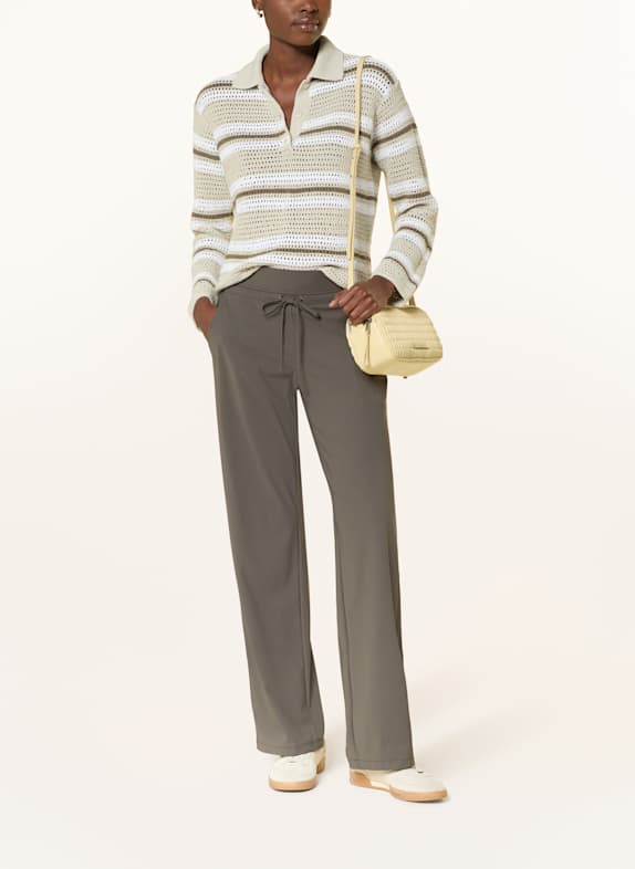 RAFFAELLO ROSSI Jersey broek CANDICE in joggingstijl OLIJF