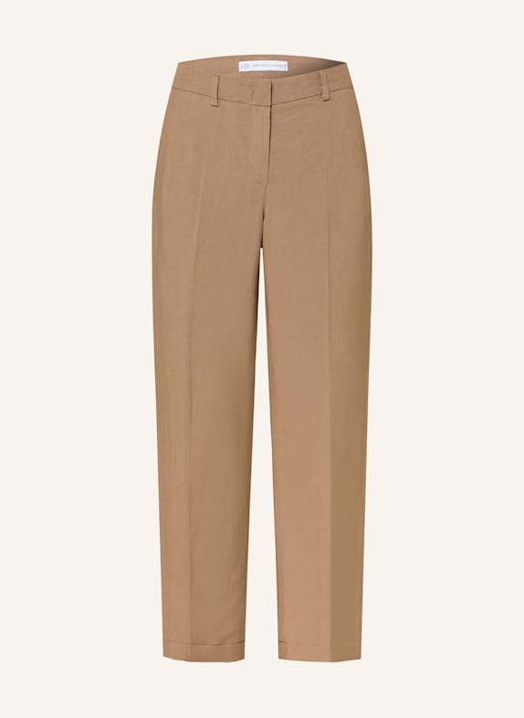 RAFFAELLO ROSSI 7/8-Hose OLESSA mit Leinen  BRAUN