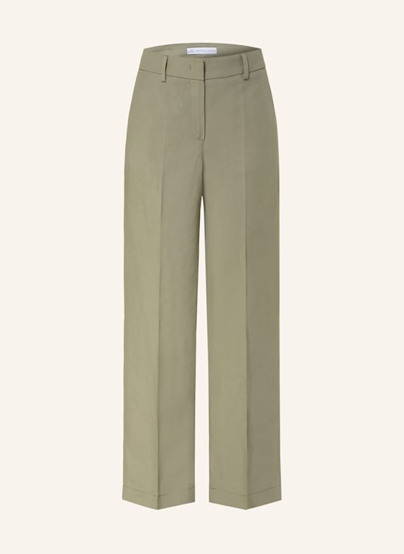 RAFFAELLO ROSSI 7/8-Hose OLESSA mit Leinen  HELLGRÜN