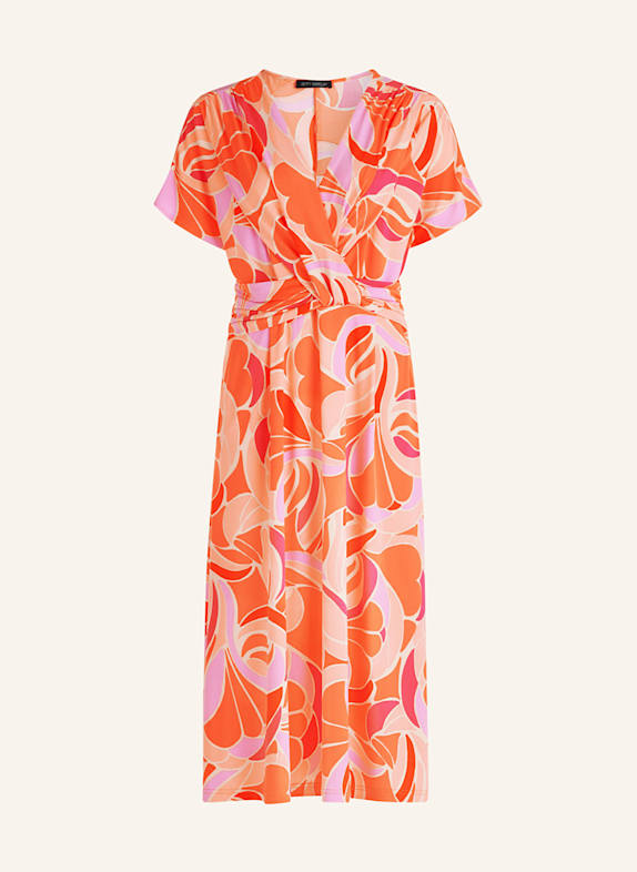 Betty Barclay Jersey dress RED/ LIGHT PURPLE/ PINK