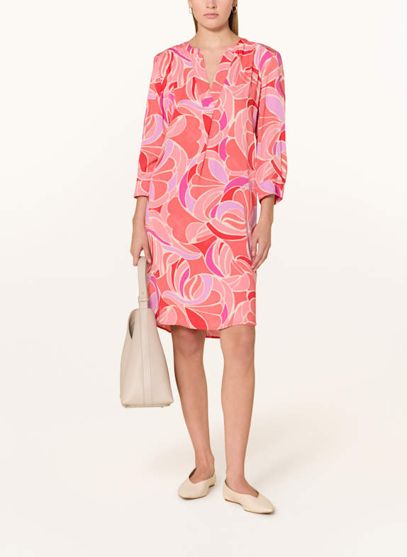 Betty Barclay Kleid mit 3/4-Arm ROT/ ROSA/ HELLLILA