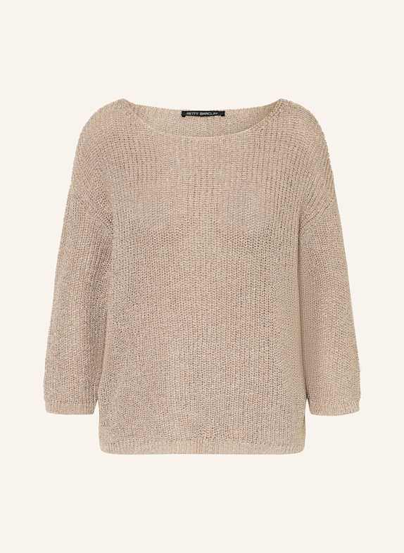 Betty Barclay Sweater with 3/4 sleeves TAUPE