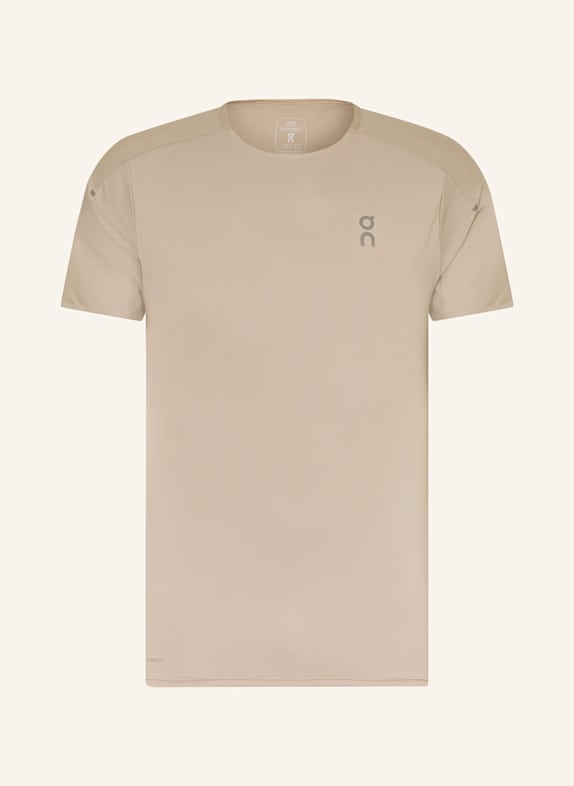 On Running shirt PERFORMANCE-T BEIGE / CREAM