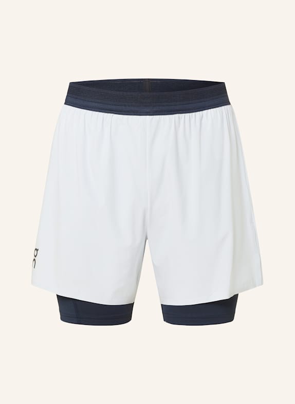 On 2-in-1-Laufshorts 5" PERFORMANCE DUNKELBLAU/ HELLBLAU