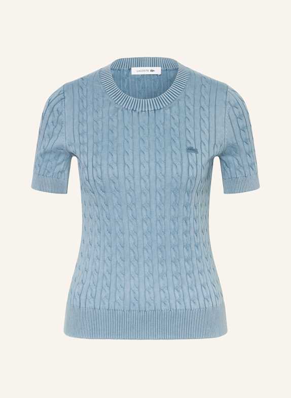 LACOSTE Strickshirt HELLBLAU