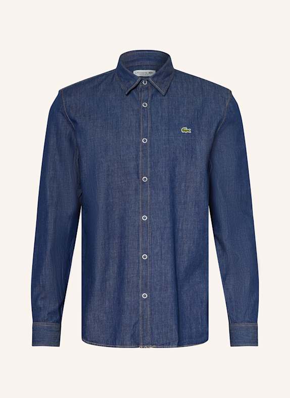 LACOSTE Jeanshemd Regular Fit DUNKELBLAU