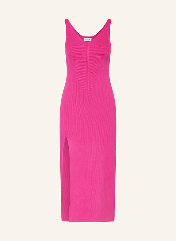 LACOSTE Strickkleid PINK