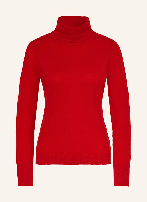 darling harbour Rollkragenpullover aus Cashmere ROT