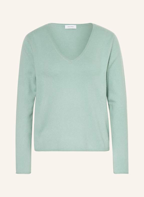 darling harbour Cashmere-Pullover eukalyptusgrün