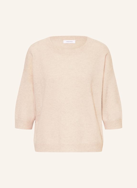 darling harbour Cashmere-Pullover mit 3/4-Arm HAFER MELANGE