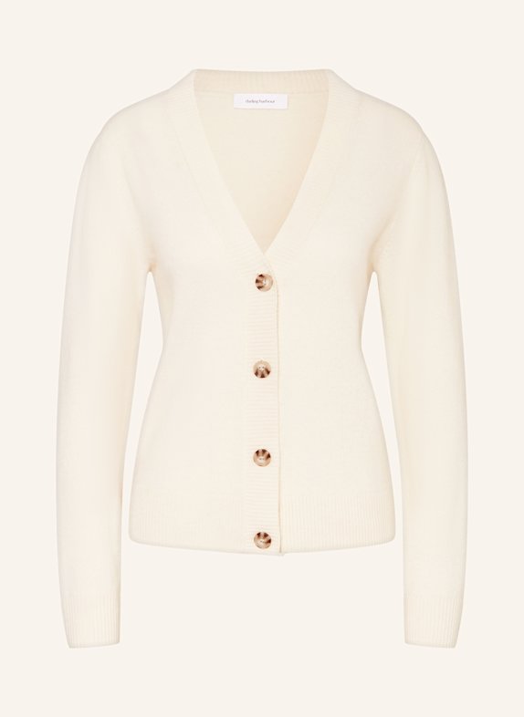 darling harbour Strickjacke aus Cashmere ECRU