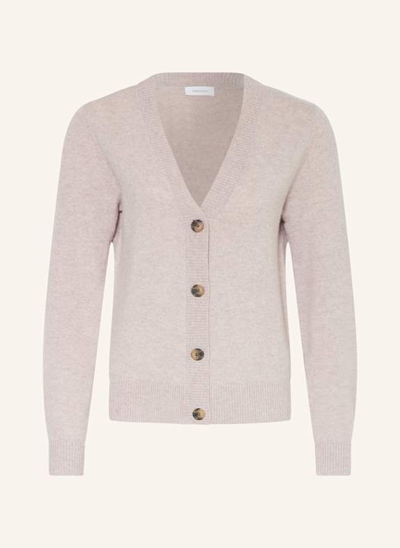 darling harbour Strickjacke aus Cashmere helltaupe melange