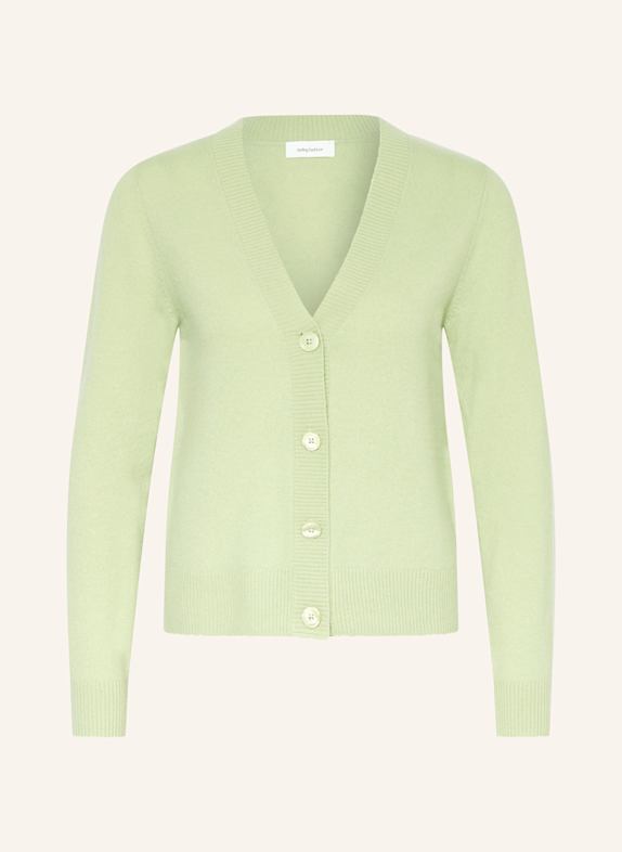darling harbour Strickjacke aus Cashmere lindgrün