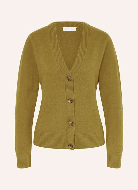 darling harbour Strickjacke aus Cashmere lodengrün