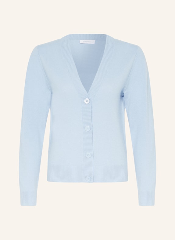darling harbour Strickjacke aus Cashmere HIMMELBLAU