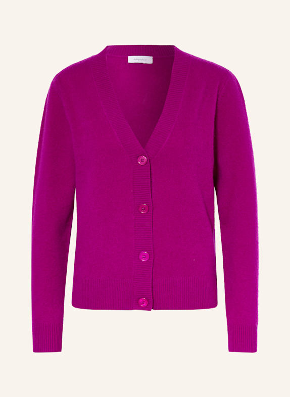 darling harbour Strickjacke aus Cashmere FUCHSIA