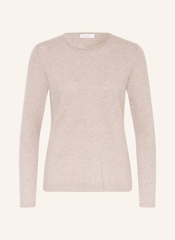 darling harbour Cashmere-Pullover helltaupe melange