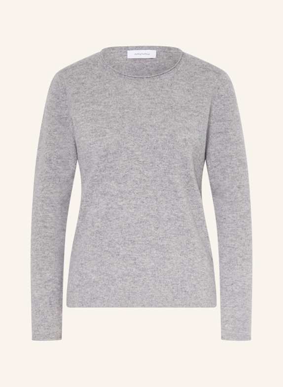 darling harbour Cashmere-Pullover GRAU MELANGE