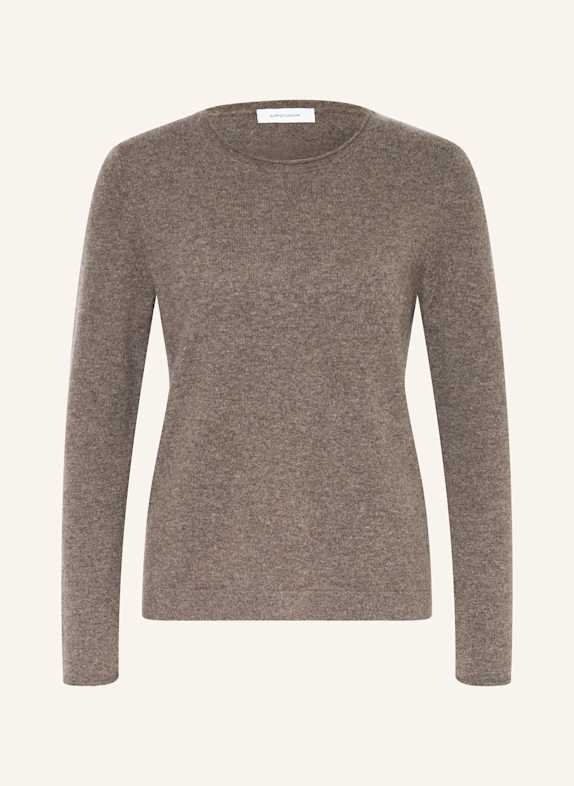 darling harbour Cashmere-Pullover TRÜFFEL MELANGE
