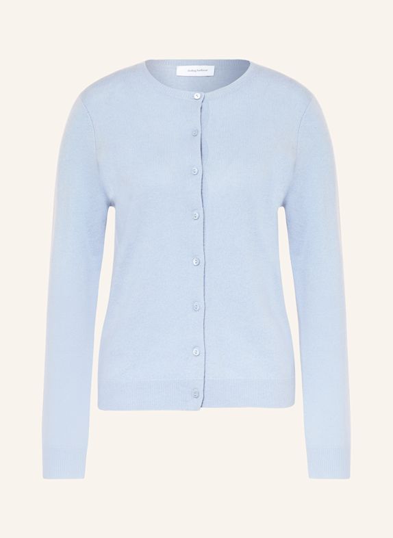 darling harbour Strickjacke aus Cashmere HIMMELBLAU