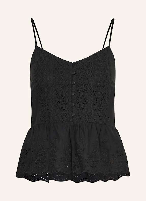 Levi's® Top CORA aus Lochspitze SCHWARZ