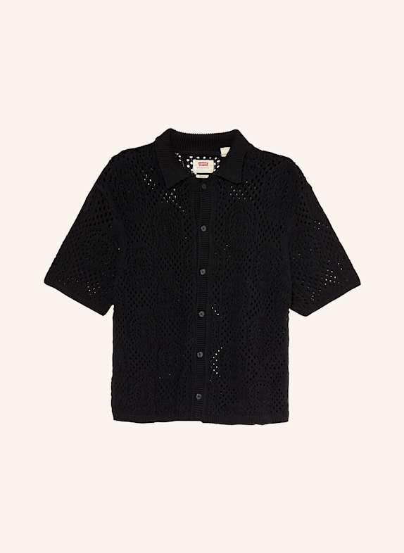 Levi's® Strickhemd Standard Fit SCHWARZ