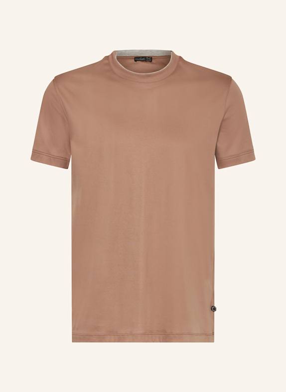 van Laack T-Shirt PILOS BRAUN