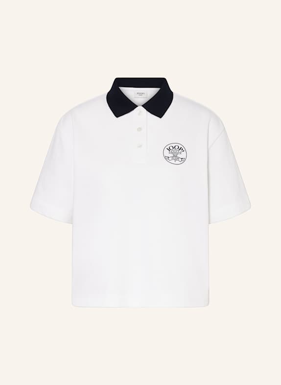 JOOP! JEANS Koszulka polo z piki BIAŁY