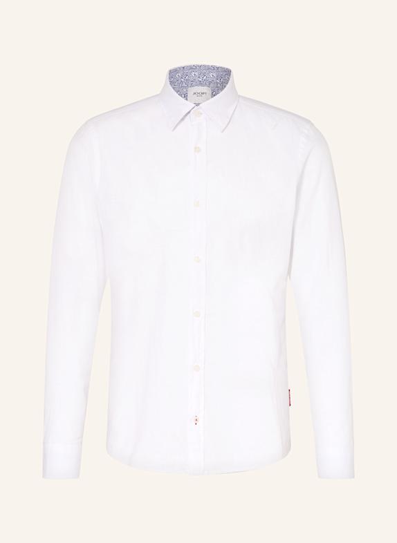 JOOP! JEANS Hemd HANSON Slim Fit mit Leinen WEISS