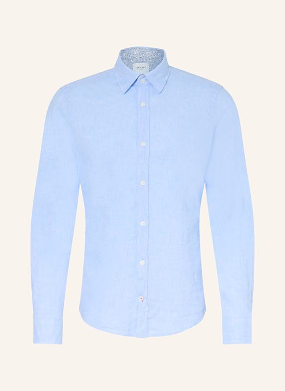 JOOP! JEANS Koszula HANSON slim fit z lnem JASNONIEBIESKI