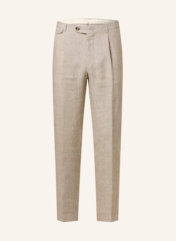 windsor. Anzughose SILVI Extra Slim Fit aus Leinen BEIGE