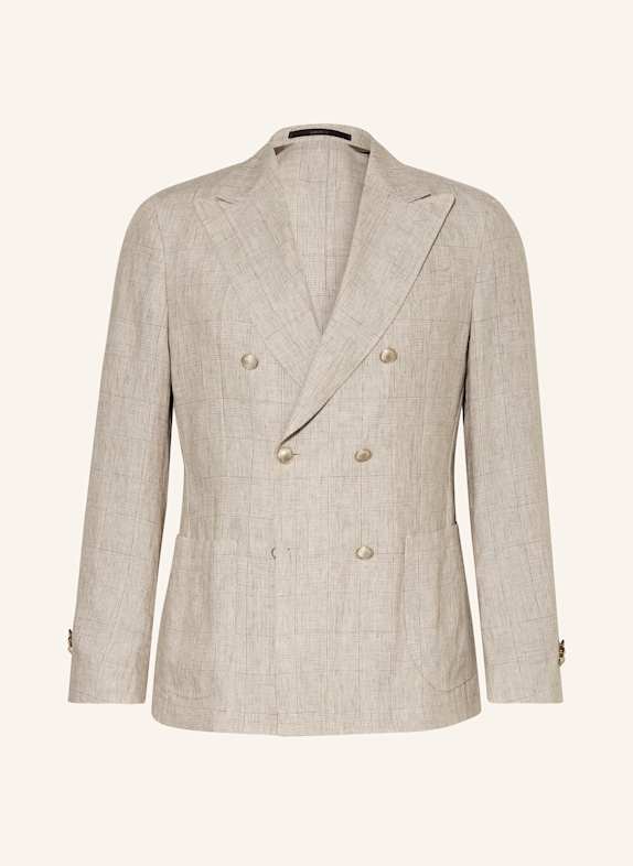 windsor. Anzugsakko SALINO Extra Slim Fit aus Leinen BEIGE