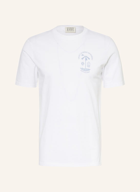 SCOTCH & SODA T-Shirt WEISS