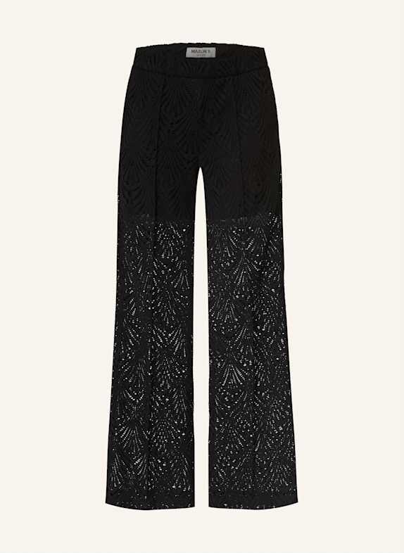 MASON'S Hose aus Lochspitze SCHWARZ