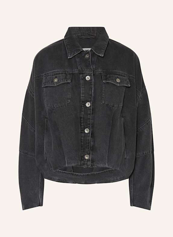 DRYKORN Oversized-Jeansjacke BLAXTON 1030 schwarz