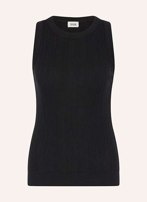 DRYKORN Stricktop OLINA SCHWARZ