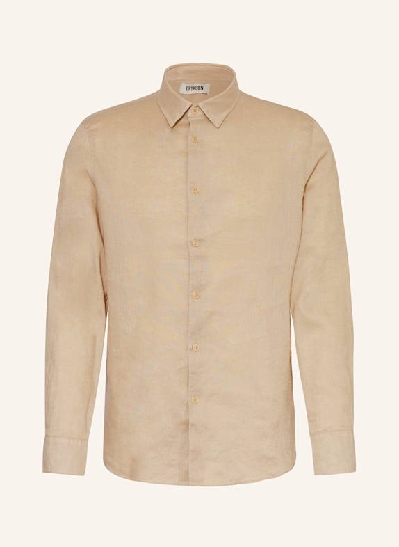 DRYKORN Hemd RAMIS Regular Fit aus Leinen BEIGE